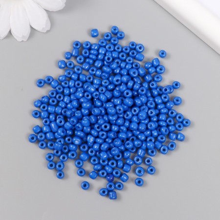 Glass beads 6/0 "bright blue" bright 450 g-1