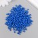 Glass beads 6/0 "bright blue" bright 450 g