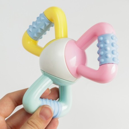 Developing toy - rattle "Ball - ratchet", color mix, crush me-4