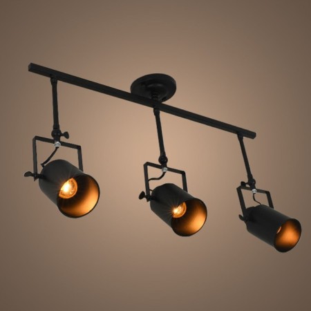 NEIDER 3XE27 40W spot, size 78x10.7x53.5 cm, black color-1