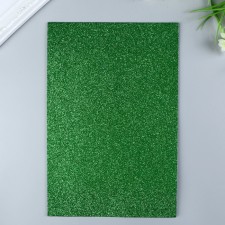 Foamiran glitter Magic 4 Hobby 2 mm cent. Green apple, 20x30 cm