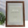 Plastic photo frame "Emma" 21x30 cm, brown