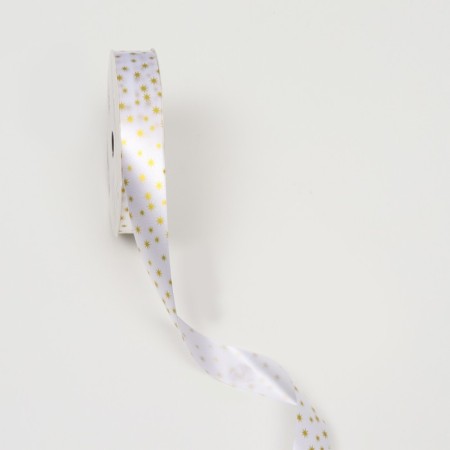 Ribbon for decor and gifts "Stars", 2 cm x 50 m-2