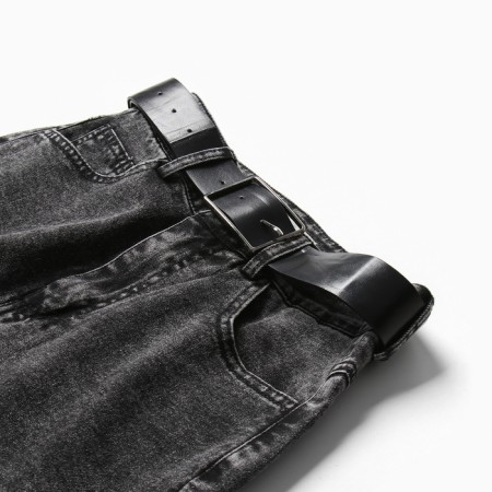 Women's jeans, gray color, size S-3