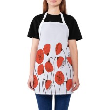 Apron of a kitchen with a photo print 