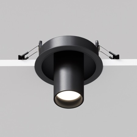 Technical C048CL-01-GU10-B, GU10, 1x10 W, 54x54x109 mm, black lamp, black-4