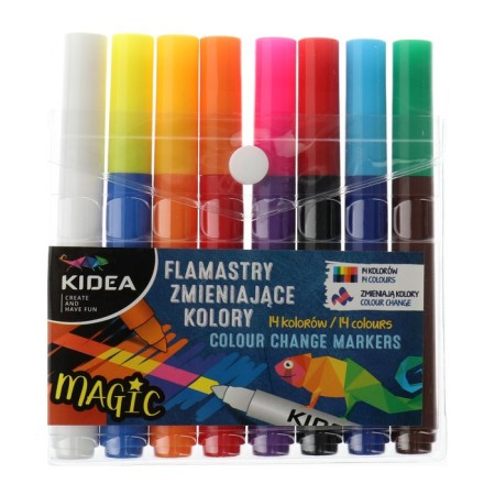 Fleeters "Magic", 7 colors + 1 felt -tip pen changing color, ventilated cap