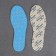 Insoles for shoes for children, universal, 19-35 rr, pair, white color