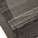 Garden table "Bordeaux" Journal, weaving: artificial rattan, 45 x 45 x 45 cm
