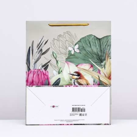 Gift package "Bird in flowers", 26 x 32 x 12 cm-1
