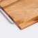 Defense and serving "rectangle" board (metal handles) 38x23x2 cm