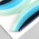 Strips for quilling 100 strips density 120 grams "Blue gradient" w. 0.5 cm dl. 39 cm