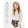 Свитер для девочки Amarobaby Knit Wear, рост 152 см, цвет белый