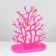 Stand for jewelry "Tree", 24 × 12 × 30 cm, pink color