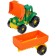 Tractor "Ivan", a bulldozer with an on -board trailer, farm