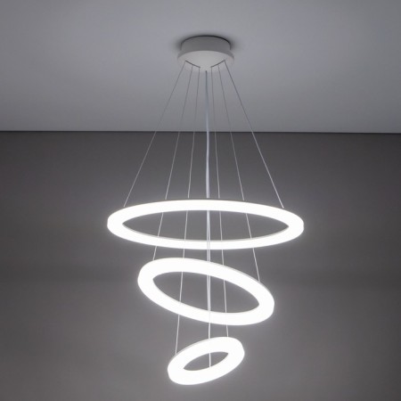 Suspended lamp Citilux "Electron" CL710A104S, 65x65x40 cm, 1x104W, LED, white color-13