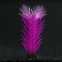 Silicone Aquarium plant, glowing in the dark, 6.5 x 18 cm, purple