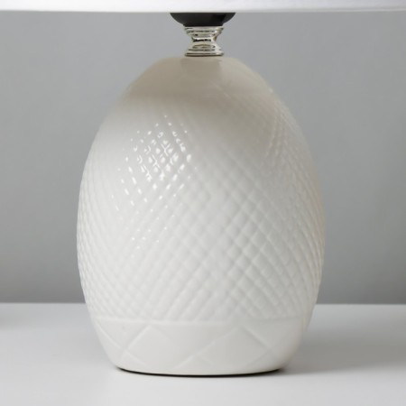 Parovarian table lamp 1x40W E27 white 23x23x34 cm Risalux-4