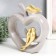Souvenir ceramics "Two birds on the apple" Gray 8x22.5x22.3 cm