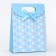 Gift box-package, packaging with a cut pen, "celestial balls", 12 x 6 x 16 cm