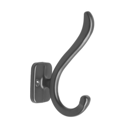 Furniture hook Cappio Smile, two -rod, black