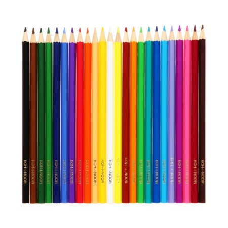 Pencils 24-ZV K-I-N 3554 RACOON, hexagon, cards/UP-1