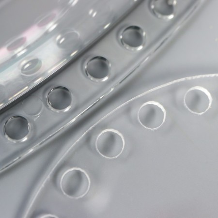 The basis for knitted products of acrylic "Heart" volumetric set 2 pcs 19x19x4.5 cm-2