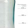 Finding bottle, wide throat, 270 ml, turquoise/pink