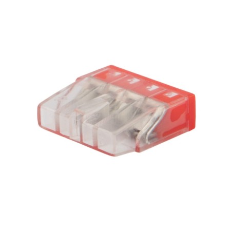 Express-circuit with paste Rexant QMC 2273-244, 4-wire 0.5-2.5 mm², transparent, blister (20 pcs.-1