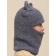 Children's hat, size 51-52, gray color