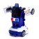 The inertial “policeman” robot is transformed automatically in a collision