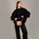 Plush "Bear" bag, beige color