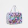 A set of cosmetic bags for the pool, 2 in 1, silver/multi -colored color