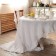 GREATURT ETICE IVORY 150x116 +/- 3cm, 100% flax 170 g/m2