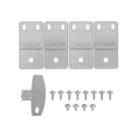 Plastic Plastic PLAC with a 400x300x170 mm ABS UHL1 IP65 Rexant installation panel-4