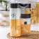 A set of containers for bulk products ASTI, 3 items: 500 ml, 1 l, 1.5 l, black color black