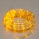 Luazon Lighting 10 mm light cord, IP65, 5 m, 24 LED/m, 220 V, 8 modes, glow yellow