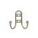 Hook furniture tundra TKD017 Light, two -rod, matte nickel