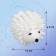 Balls for washing the linen “Hedgehogs”, 2 pcs, white color