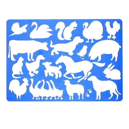 Drawing stencil, koh-i-noor "Farm" 9820/02-1