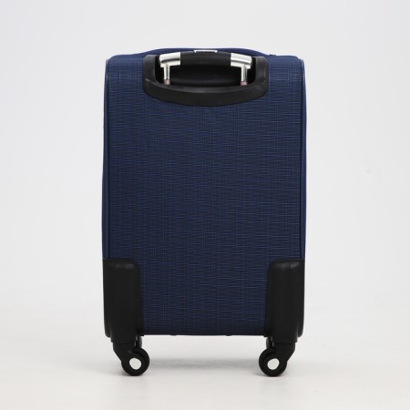 Small suitcase 20 "on lightning, code castle, with extension, blue color-6
