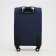 Small suitcase 20 "on lightning, code castle, with extension, blue color