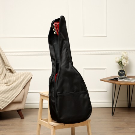 Classic guitar, black, 101 x 40 x 12 cm