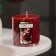 Candle-cylinder aromatic twisted "Cherry", 7.5x7.5 cm