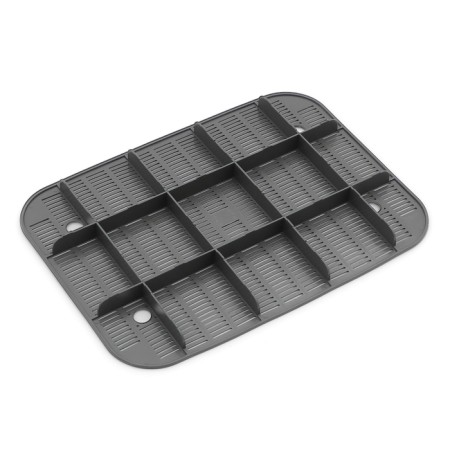 Sima luxe toilet with a grid and an side 30 x 39 x 19 cm, gray-8