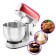 Mixer KitFort KT-1367, Planetarny, 1200 W, 6 l, 6 speeds, red-silver