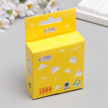 Fotografia corners self -adhesive (set of 1000 pcs) colorless-2