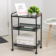 Roadfly 33KS, 3 tiers, 45 × 30 × 65 cm, black color