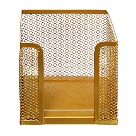 Calligrata paper block, large mesh, metal, gold-1