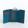 Women's wallet on a magnet, sea wave color